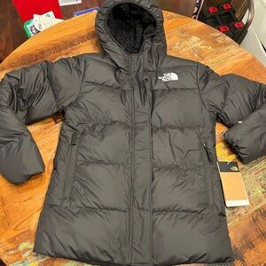 NWT North Face Girls Down Fleece Lined Jacket